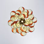Emerald Flame Murano Glass Chandelier