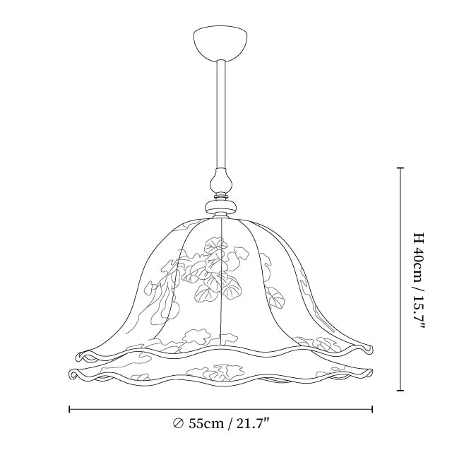 Emilia Floral Pendant Lamp