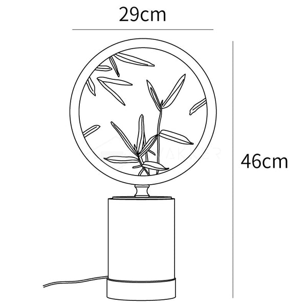 Enamel Table Lamp