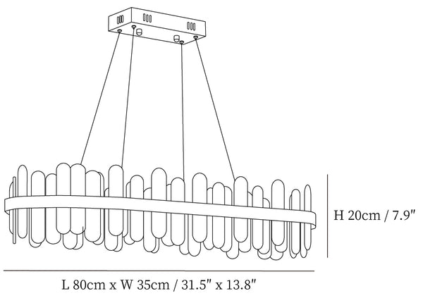 Enos Crystal Chandelier