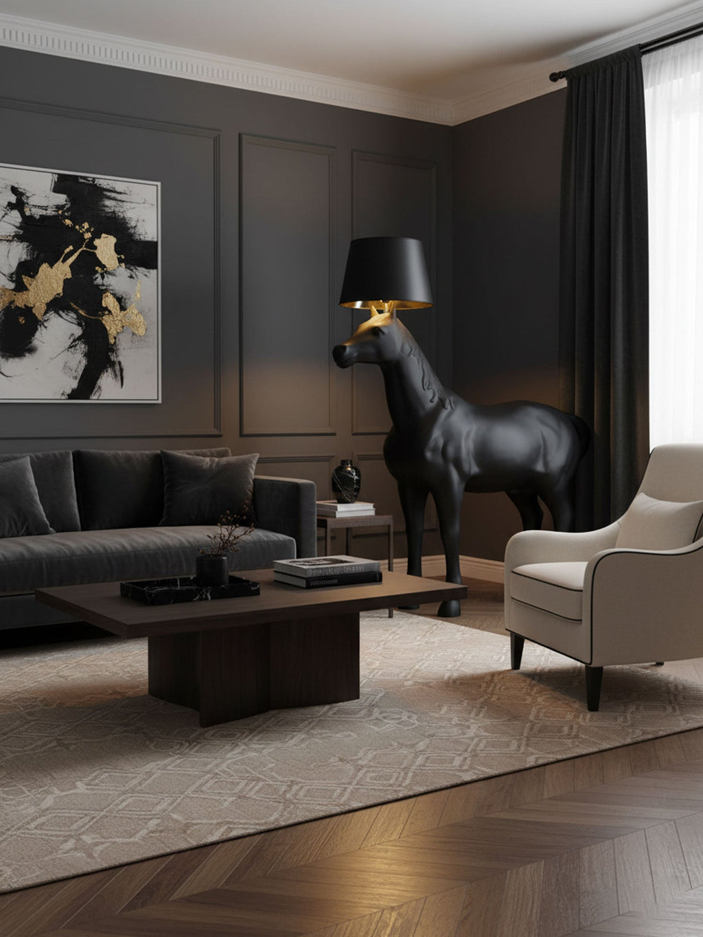 Equine Majesty Floor Lamp