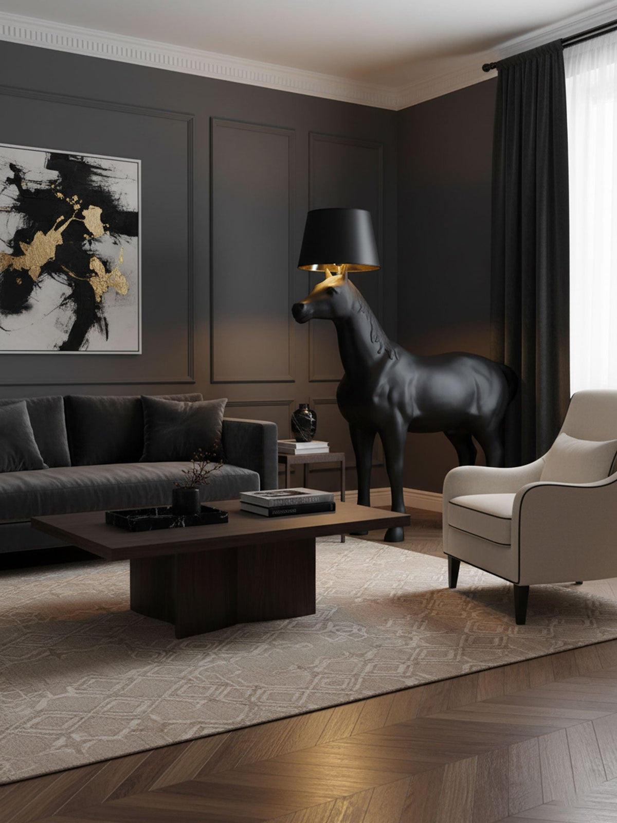 Equine Majesty Floor Lamp
