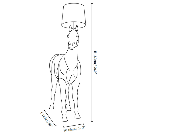 Equine Majesty Floor Lamp