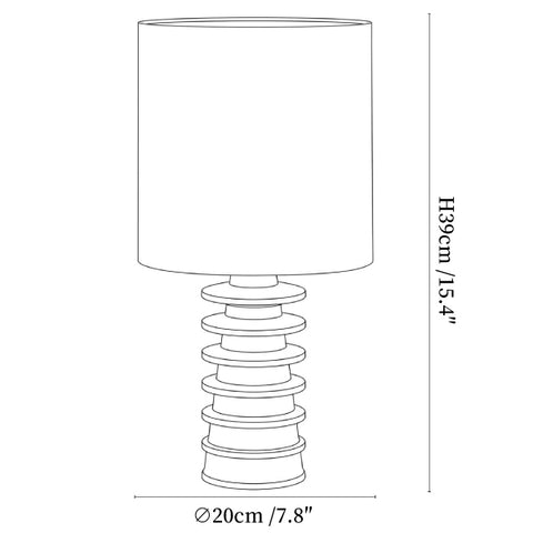 Equinox Tiered Table Lamp