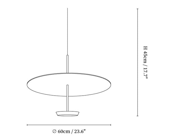 Eryndor Disc Pendant Lamp