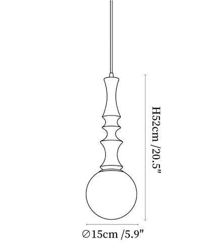 Eryndor Globe Pendant Lamp