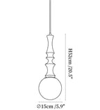 Eryndor Globe Pendant Lamp