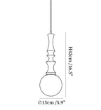 Eryndor Globe Pendant Lamp