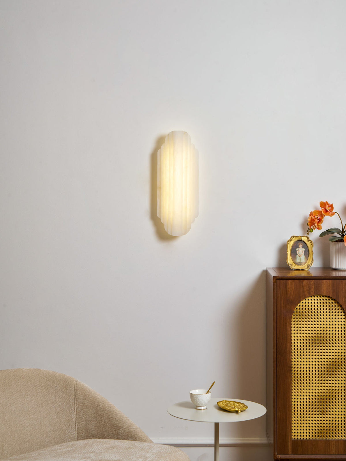 Estelle Alabaster Wall Sconce