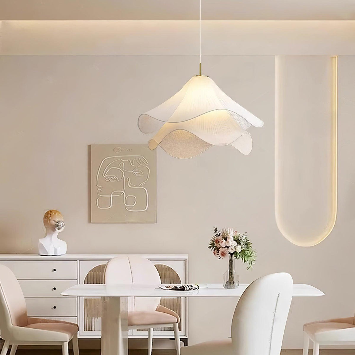 Ethereal Bloom Plug - in Pendant Light