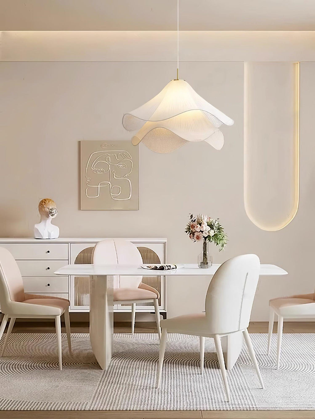 Ethereal Bloom Plug - in Pendant Light