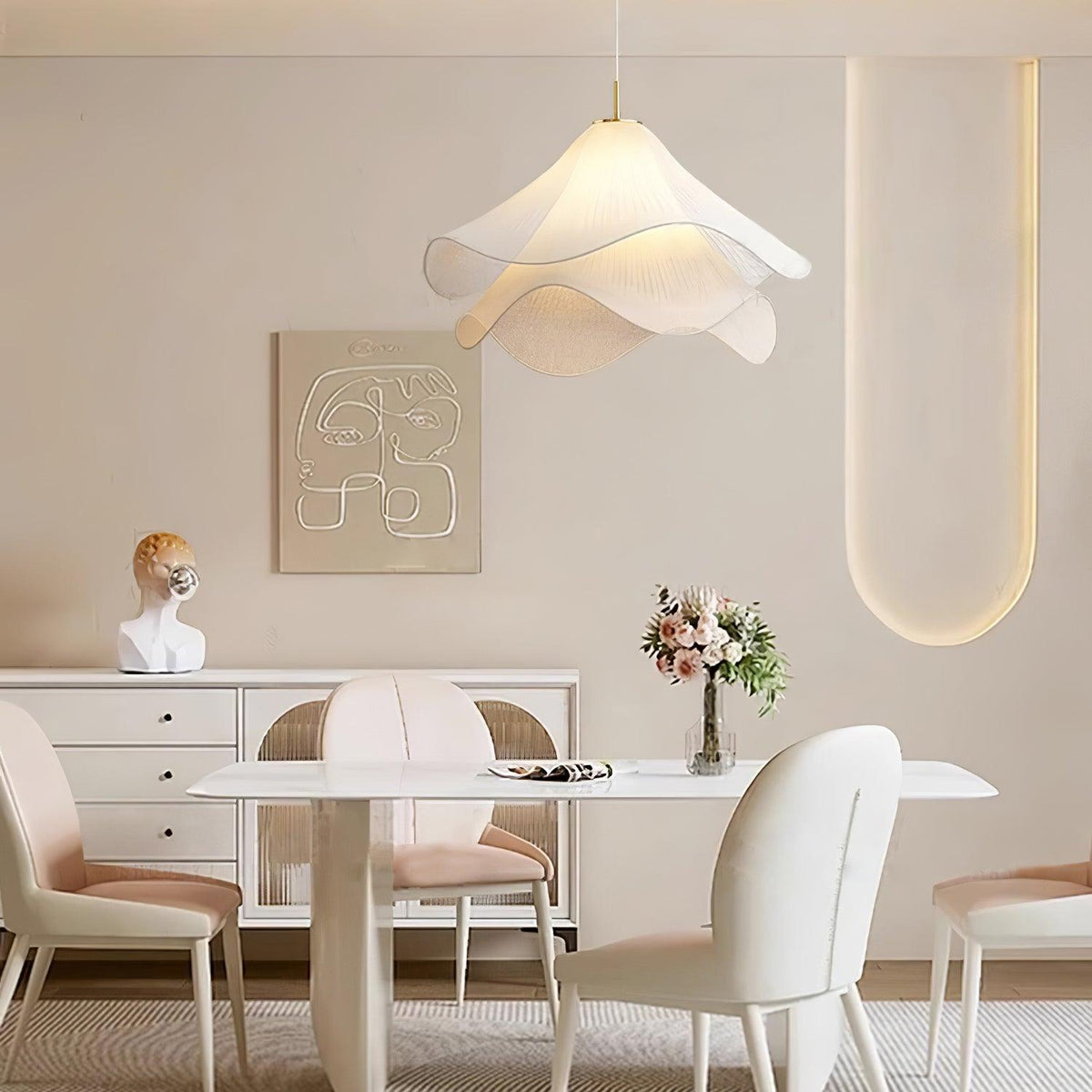 Ethereal Bloom Plug - in Pendant Light