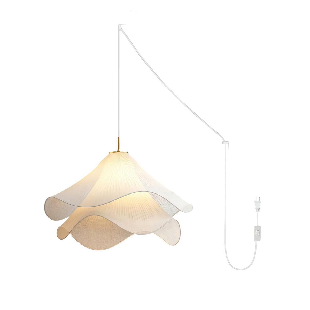 Ethereal Bloom Plug - in Pendant Light