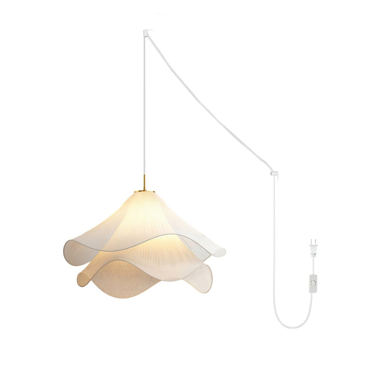 Ethereal Bloom Plug - in Pendant Light