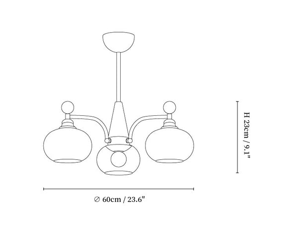 Ethereal Orbit Chandelier