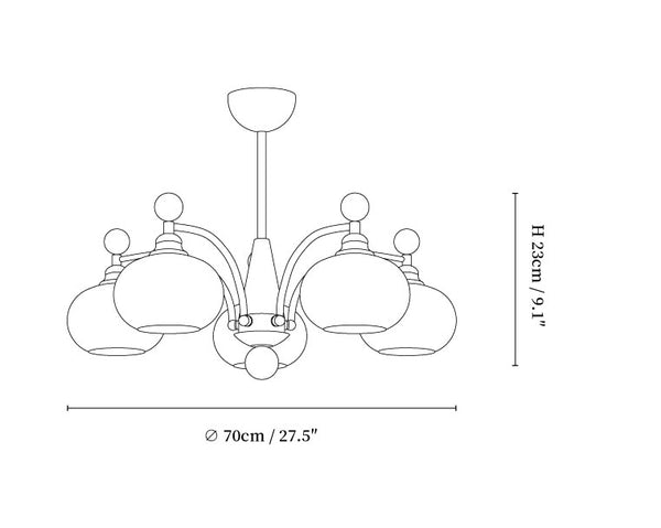 Ethereal Orbit Chandelier