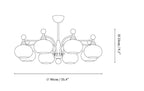 Ethereal Orbit Chandelier