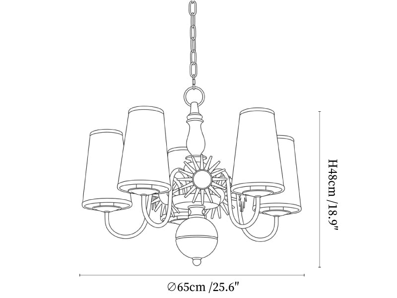 European Candlestick Chandelier