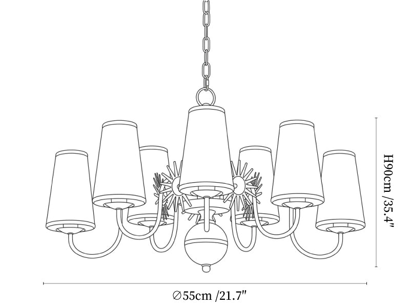 European Candlestick Chandelier