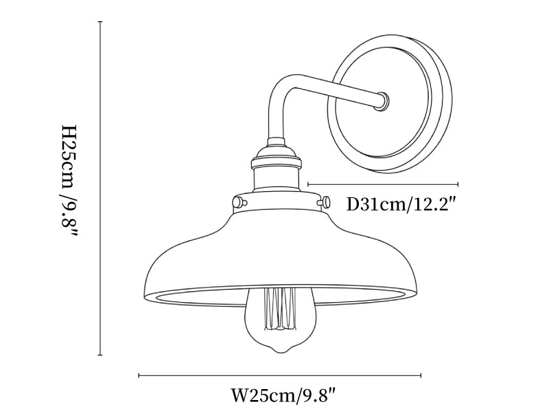 Evadne Alabaster Dome Wall Sconce