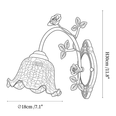Evamarie Rose Wall Sconce