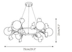 Gingko Orb Chandelier
