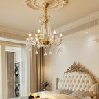 Evaria Crystal Pearl Chandelier