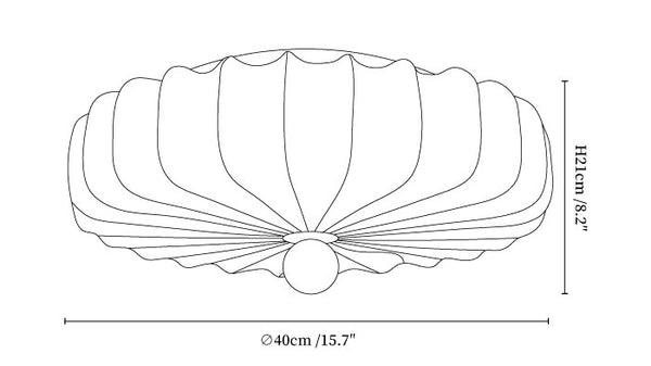 Evelune Petal Ceiling Light