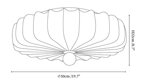 Evelune Petal Ceiling Light