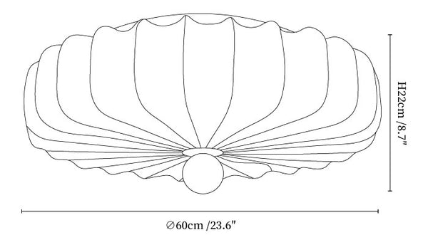 Evelune Petal Ceiling Light