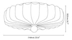 Evelune Petal Ceiling Light