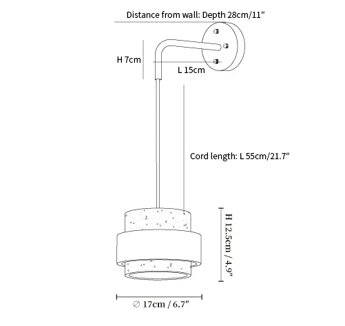 Event Horizon Sconce
