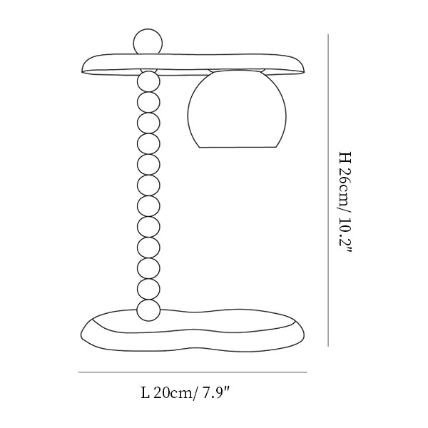 Everalda  Metal Table Lamp