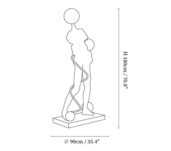 Everett Spiral Floor Lamp