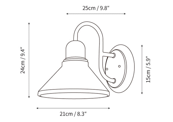 Fable Outdoor Wall Lamp