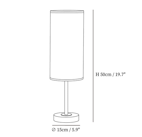 Fabric Mood Table Lamp