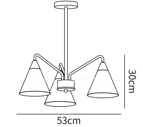 Fashion Cono Chandelier