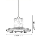 Fedora Stacked Pendant Lamp