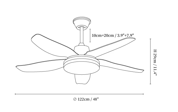 Felix Ceiling Fan Light