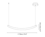 Felix Crescent Pendant Lamp