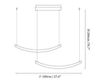 Felix Crescent Pendant Lamp