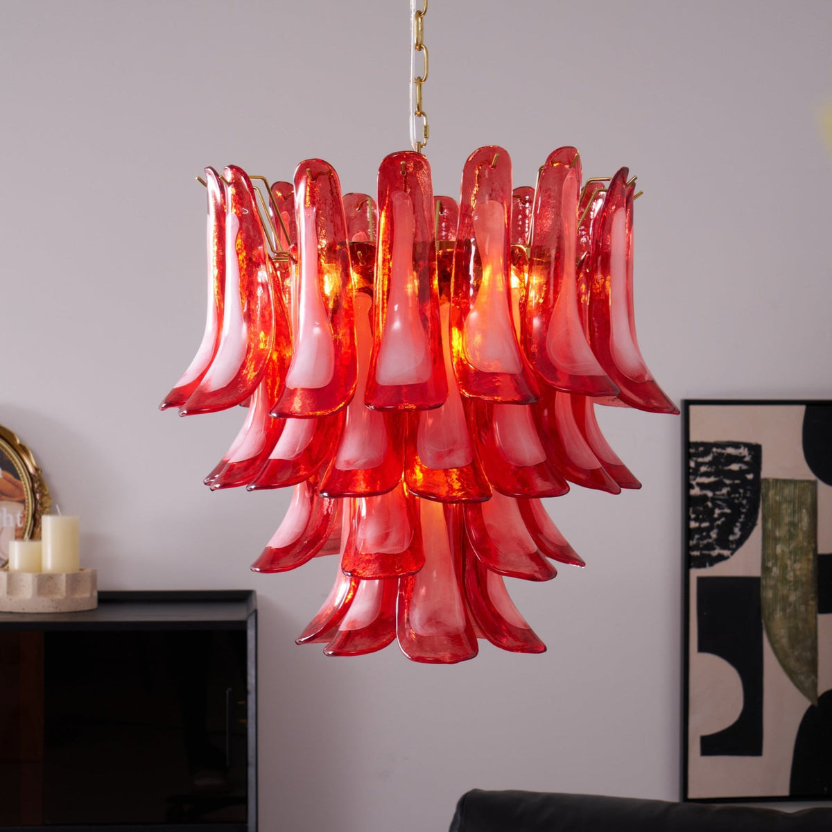 Fiametta Murano Glass Chandelier