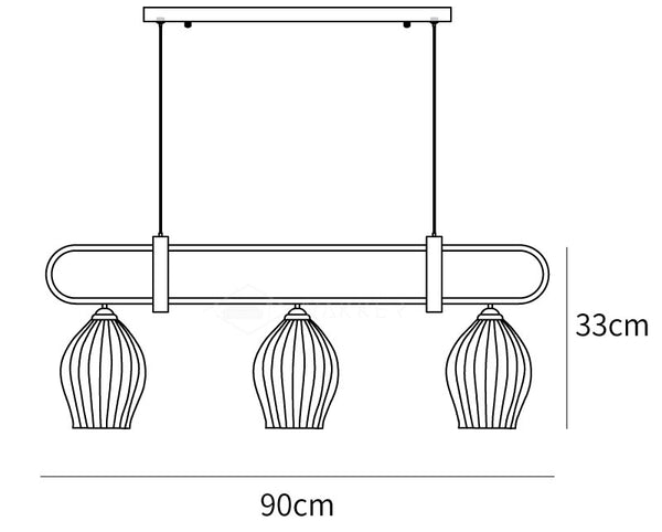 Fin Pendant Light