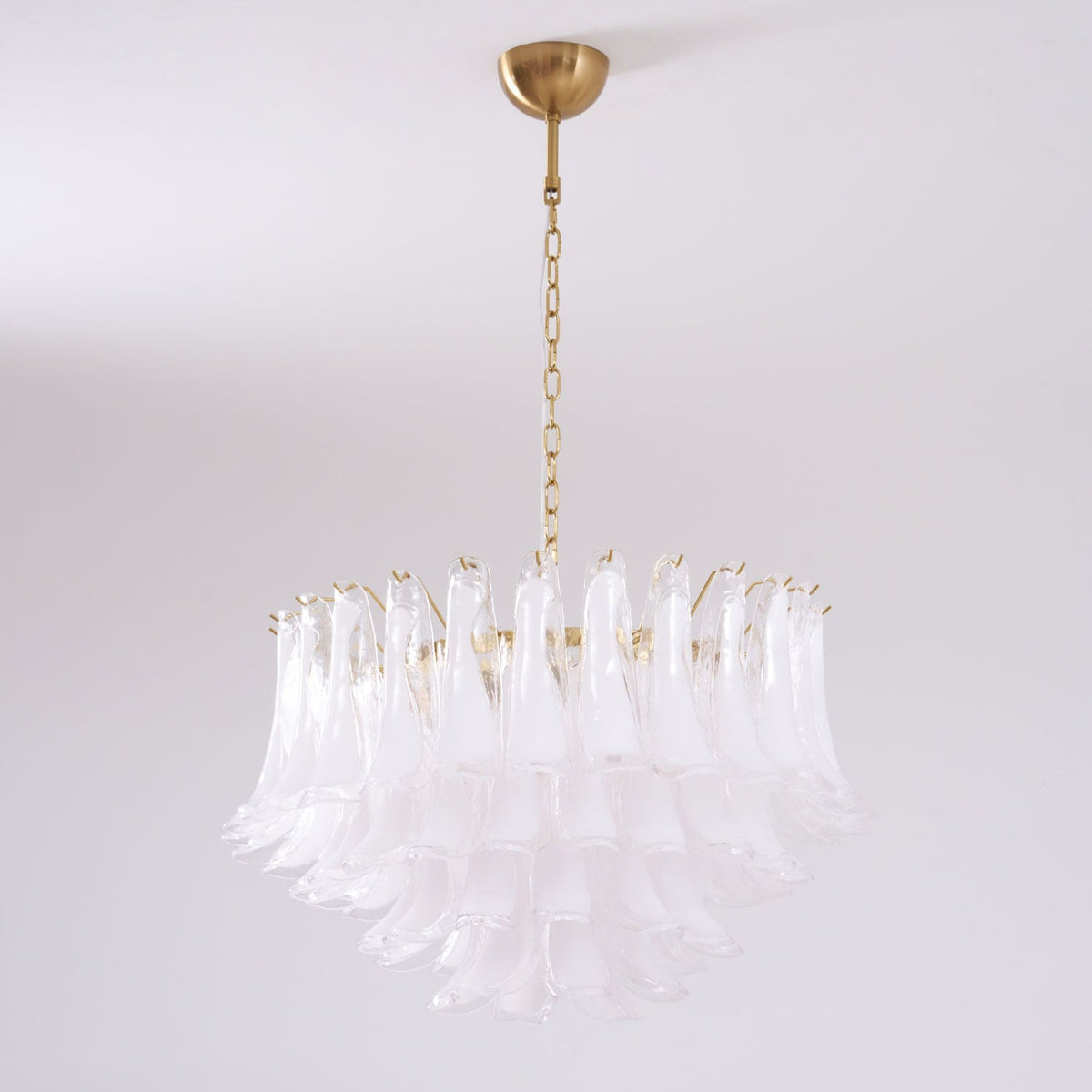 Fiora Pink Glass Chandelier