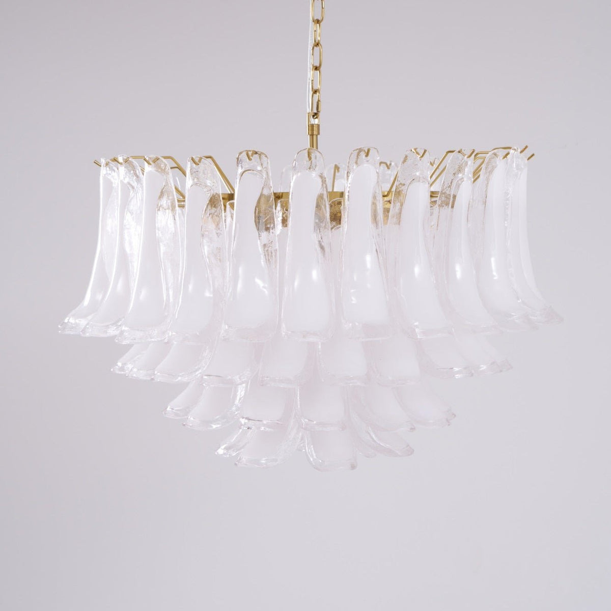 Fiora Pink Glass Chandelier
