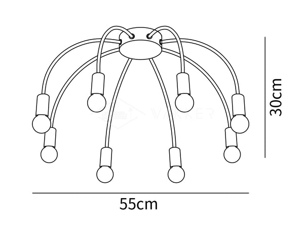 Fireworks Ceiling Lamp
