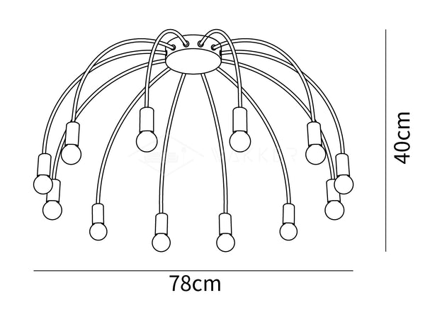 Fireworks Ceiling Lamp