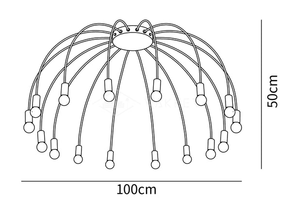 Fireworks Ceiling Lamp
