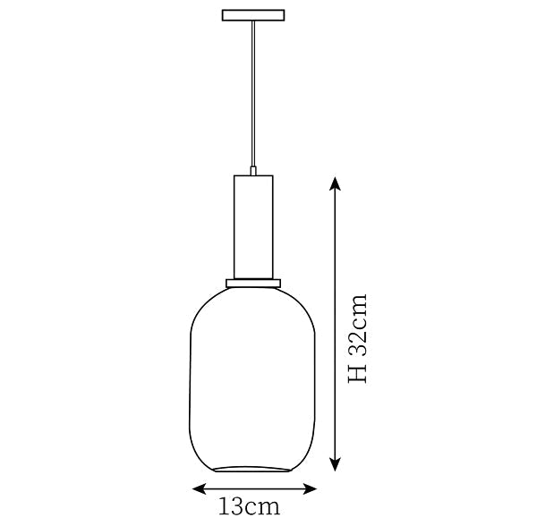Flair Glass Pendant Lamp