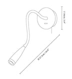 Flexi Hose Plug-in Wall Light